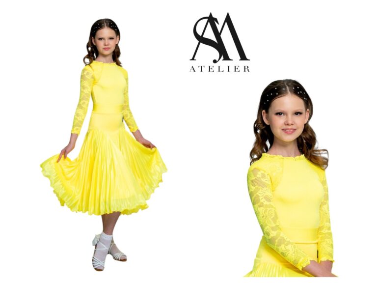 Juvenile Dress In Colour Sassy Yellow