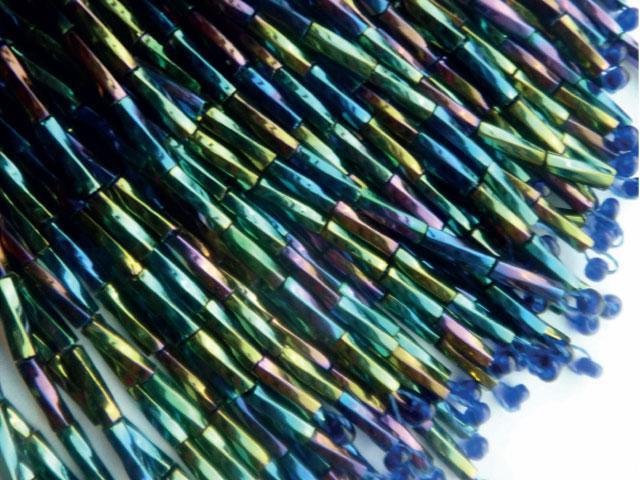 Bugle Bead Dropper Bunch VOLCANO