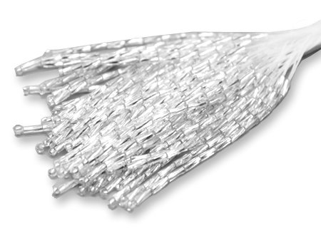 Bugle Bead Dropper Bunch - WHITE