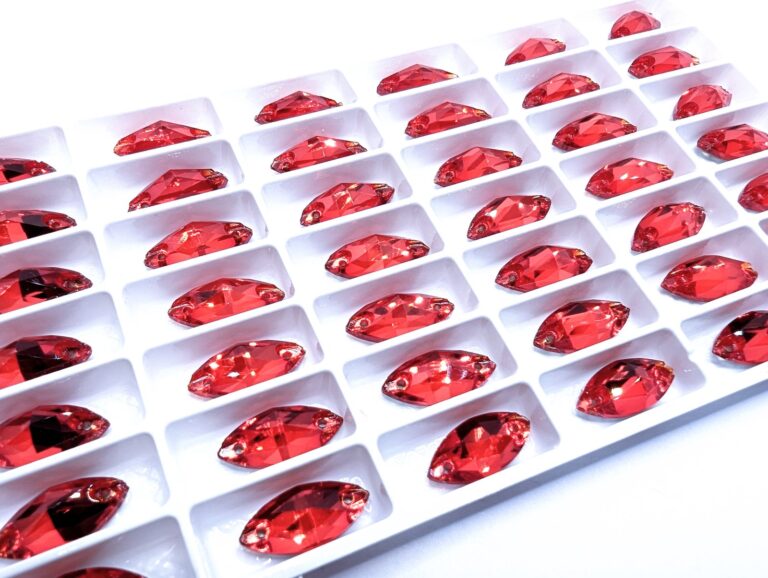 Navette Sew-On Stones - Astella LIGHT SIAM