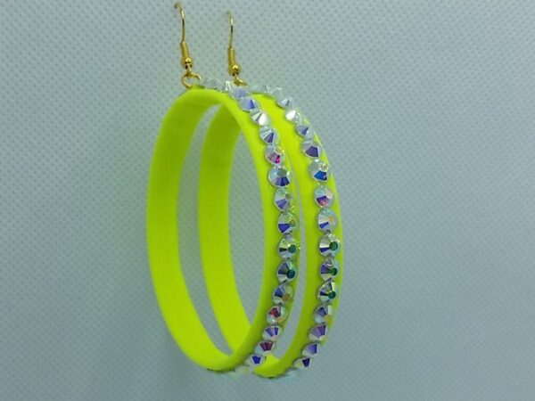 Earrings Color Lime