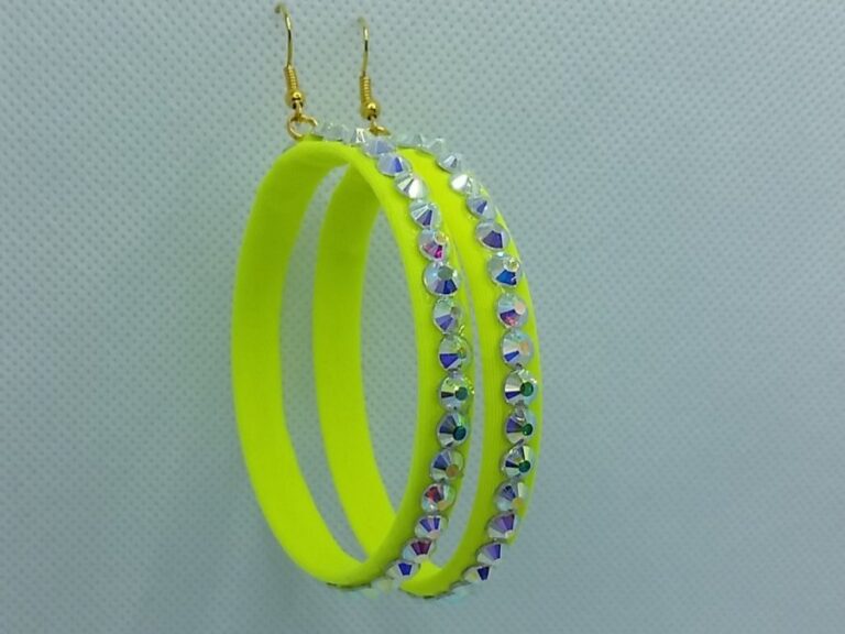 Earrings Color Lime