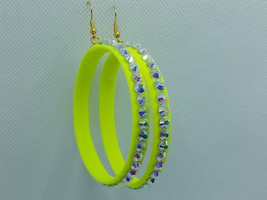 Earrings Color Lime