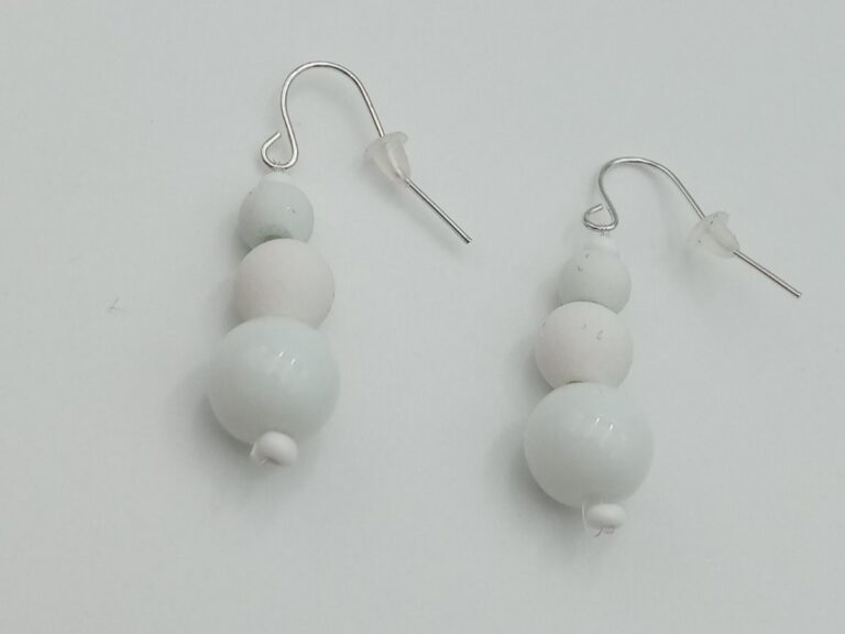 Earrings Color White