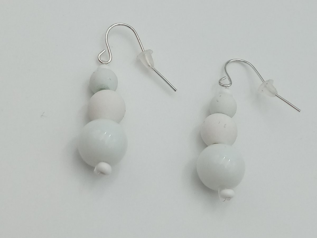 Earrings Color White