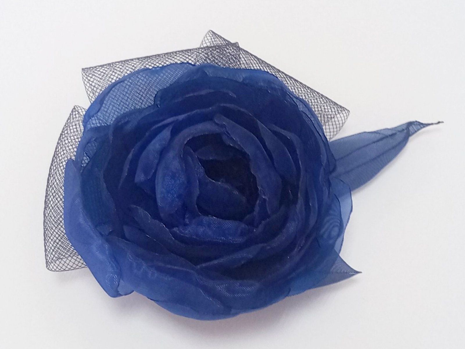 Hair Clips Peony Blue