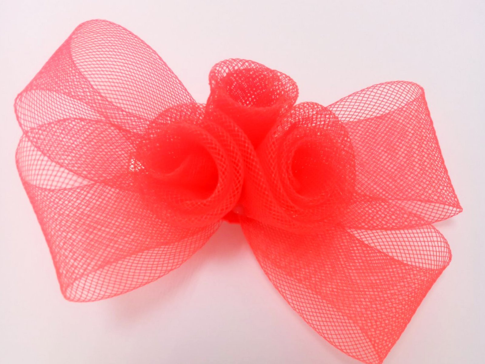 Hair Clips Fluo Red