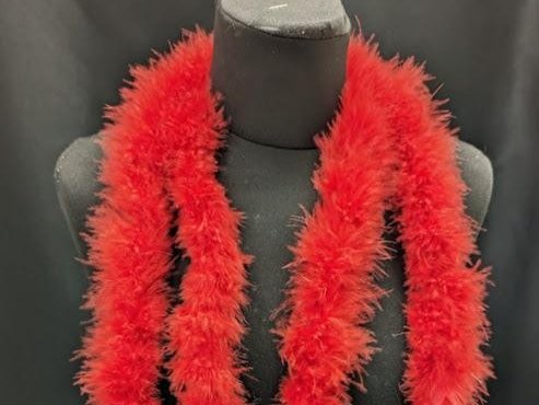 Marabou Feather Boa RED