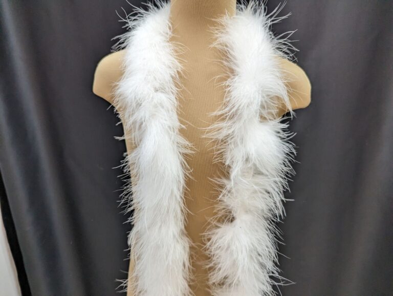 Marabou Feather Boa WHITE