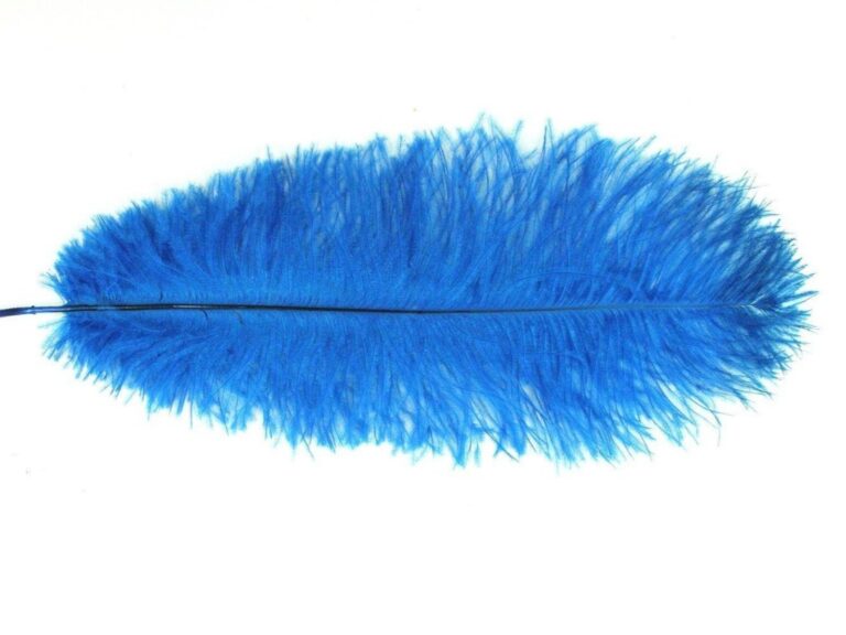 Decorative Feathers ELECTRIC BLUE