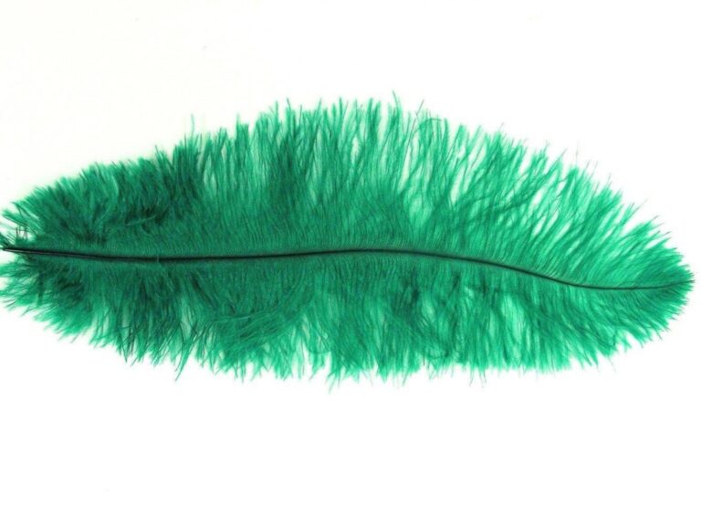 Decorative Feathers EMERALD/EMERALD GREEN