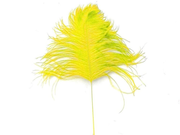 Decorative Feathers SASSY YELLOW/SAFFRON