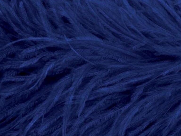 Pure Ostrich Feather Boa Lux 6 Ply MIDNIGHT SKY