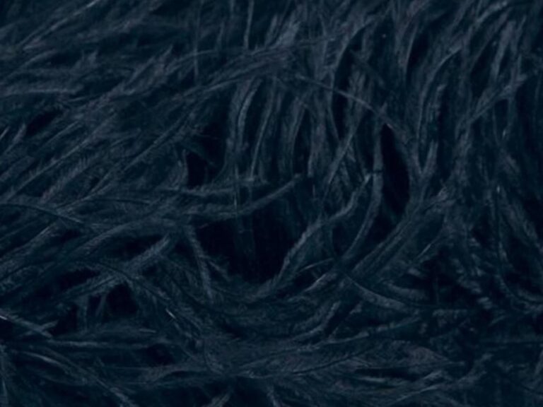Pure Ostrich Feather Boa Lux 6 Ply BLACK