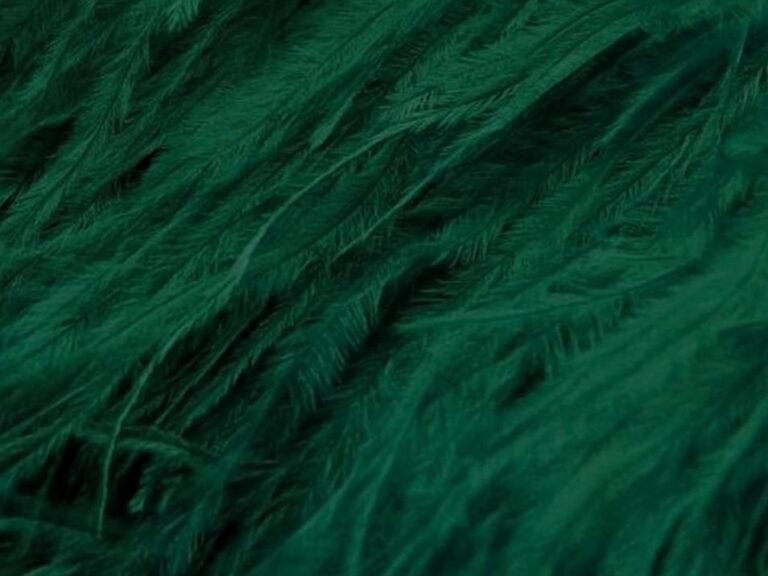 Pure Ostrich Feather Boa Lux 6 Ply FOREST GREEN