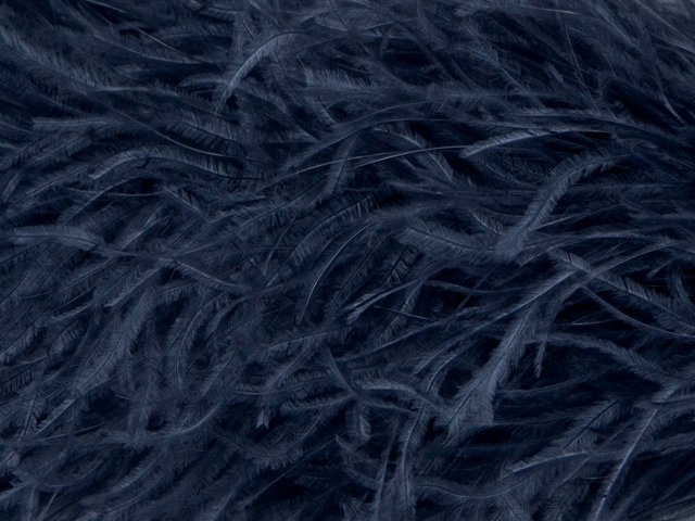 Pure Ostrich Feather Boa Lux 6 Ply HEMATITE