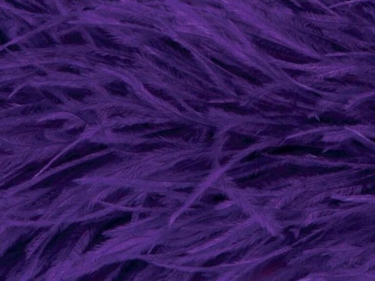 Pure Ostrich Feather Boa Lux 6 Ply PURPLE RAIN