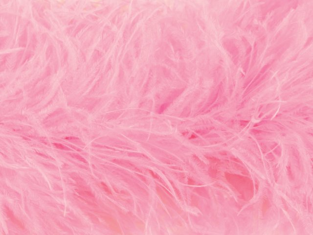 Pure Ostrich Feather Boa Lux 6 Ply SUGAR PINK