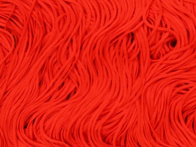 Fringe Trim 30 Cm - FLUORESCENT RED