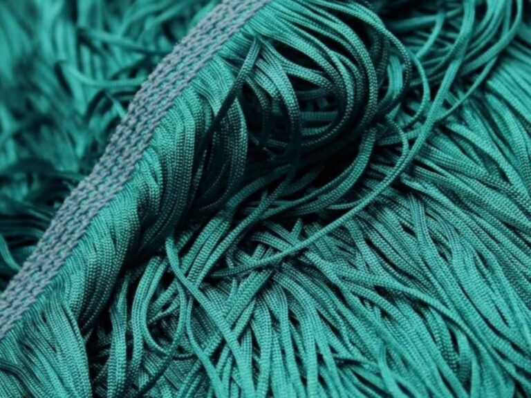 Fringe Trim 30 Cm - PEACOCK BLUE