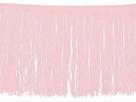 Tactel Fringe Trim 45 Cm ROSE PINK