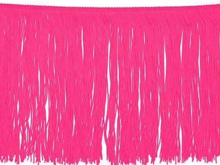Tactel Fringe Trim 15 Cm CERISE