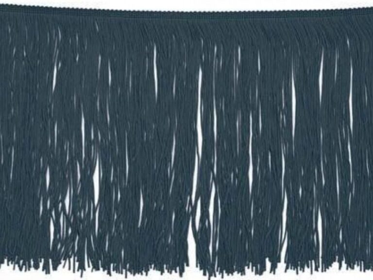 Tactel Fringe Trim 15 Cm - HEMATITE