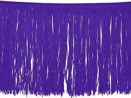 Tactel Fringe Trim 30 Cm PURPLE