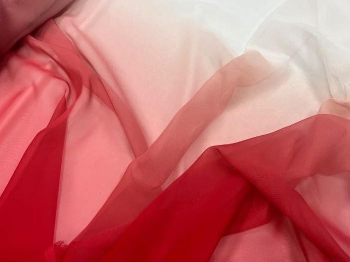 Shading On Georgette - Chrisanne Clover RED/WHITE
