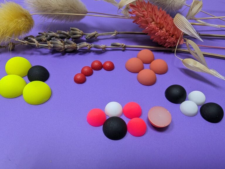 Matt Half Pearl Beads BLACK