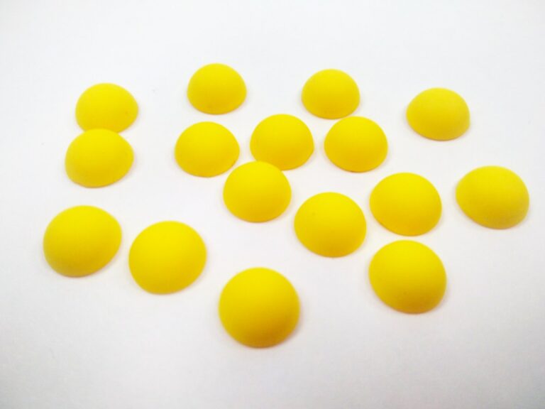 Matt Half Pearl Beads CITRINE