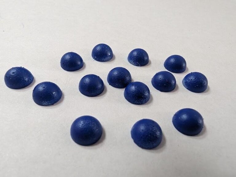 Matt Half Pearl Beads COBALT
