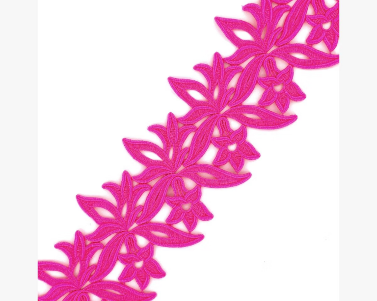 Lace Georgina Guipure Ribbon PINK FIZZ