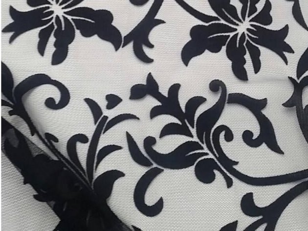 Embroidery Net BLACK