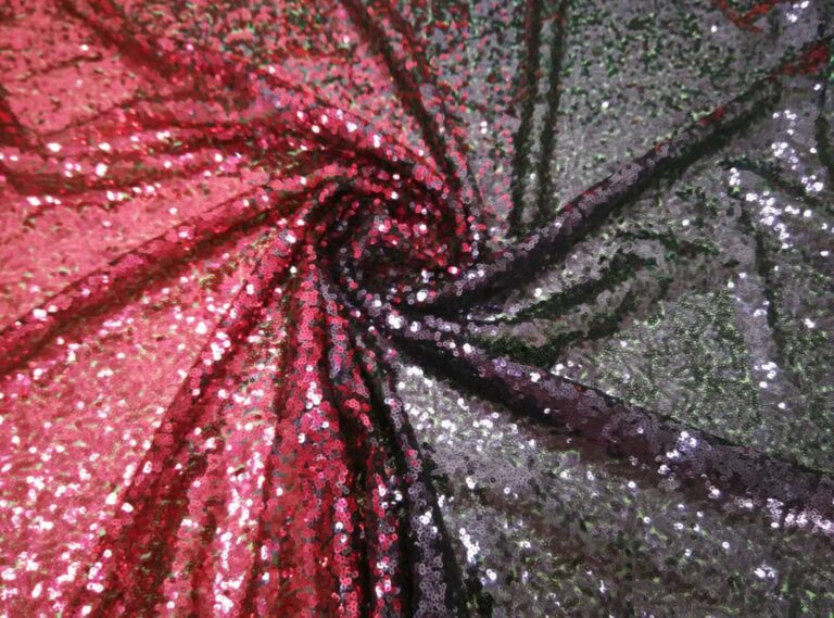 Sequin Net FUCHSIA PINK/PLUM