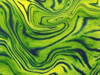Print On Lycra APPLE GREEN/COBALT