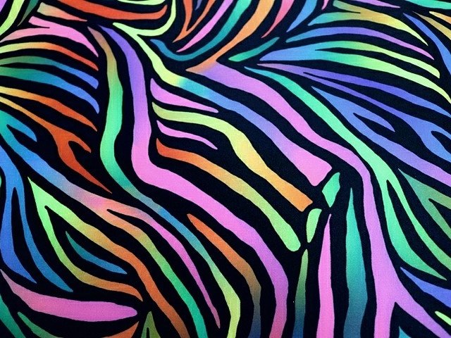 Print On Lycra BLACK