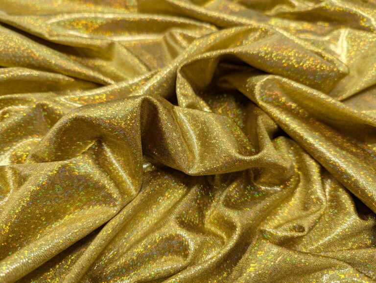 Lycra Hologram GOLD