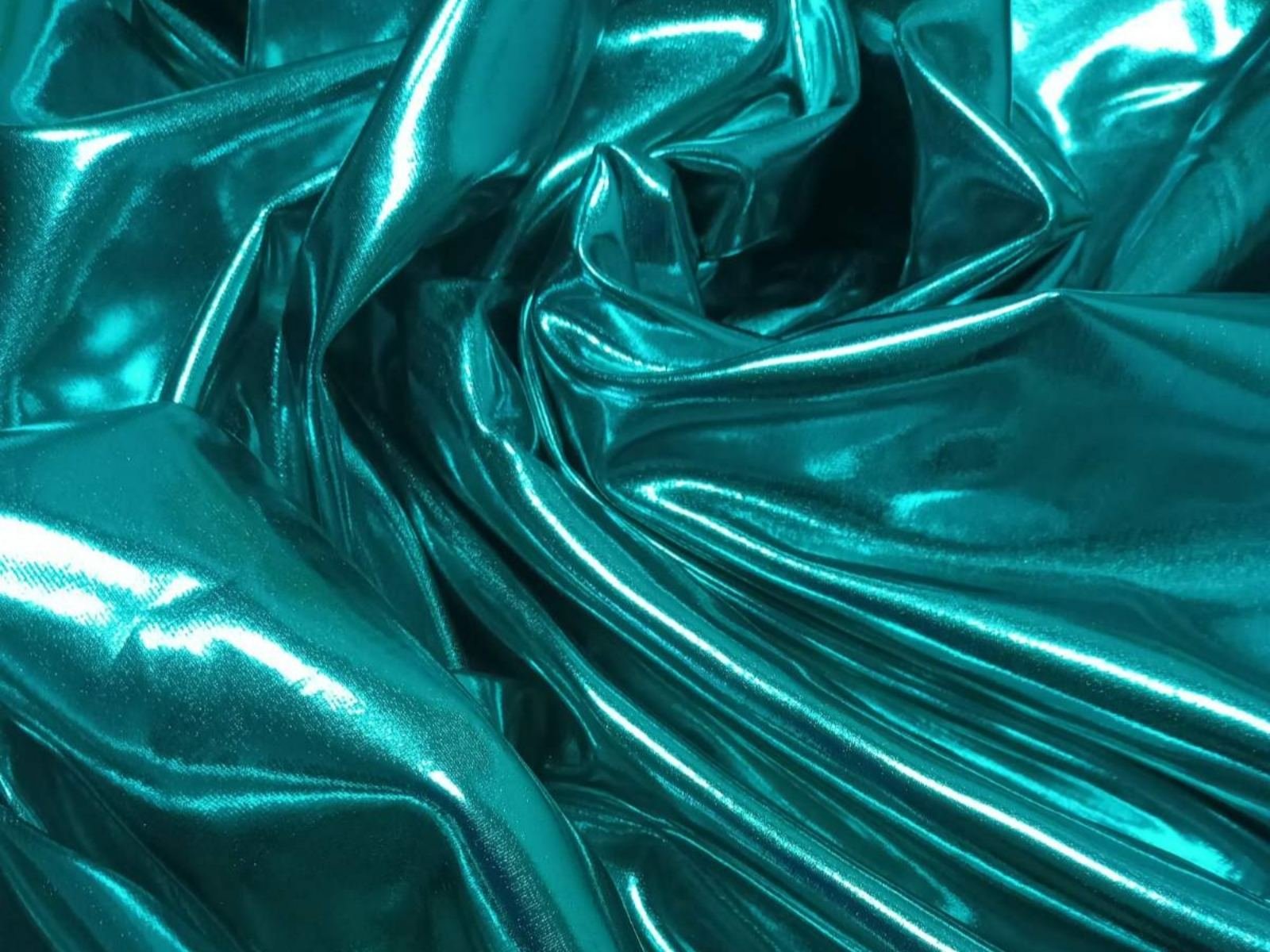 Lycra Stretch Metallic Foiled