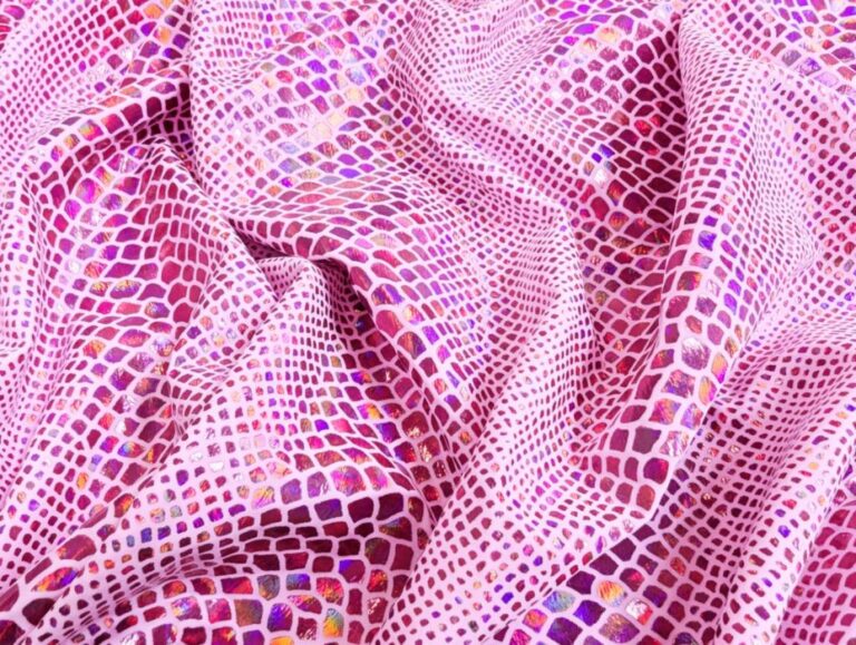 Lycra Python Foiled PINK FIZZ/PINK TROPICANA