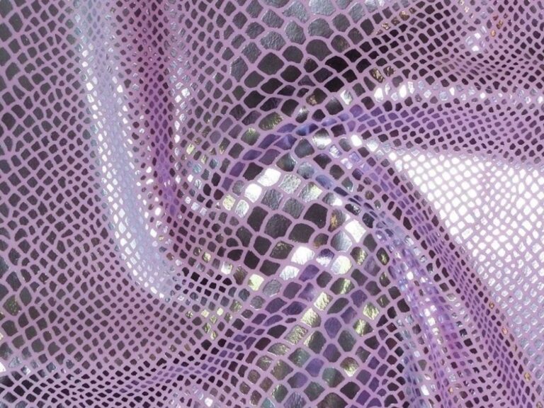 Lycra Python Foiled LILAC/LAVENDER