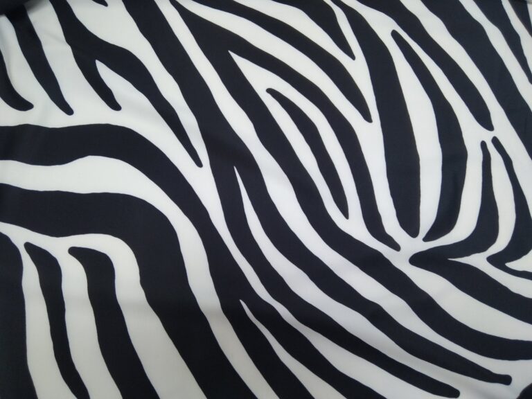 Print On Lycra BLACK/WHITE