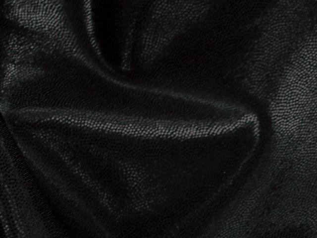 Lycra Metallic Dot - Chrisanne Clover BLACK