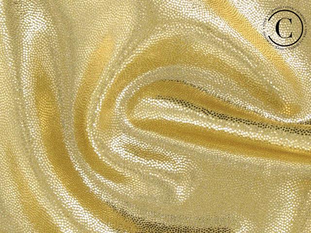 Lycra Metallic Dot - Chrisanne Clover GOLD