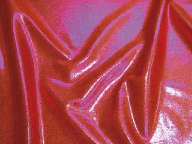 Lycra Metallic Dot - Chrisanne Clover PINK FIZZ/ORANGE