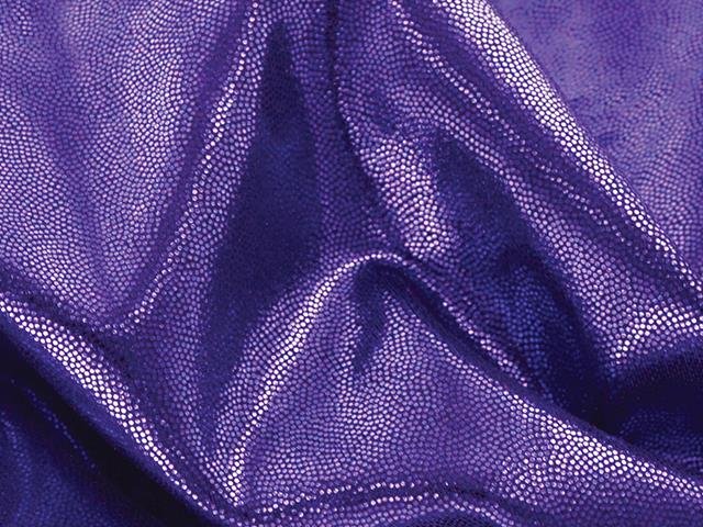 Lycra Metallic Dot - Chrisanne Clover PURPLE RAIN/BLACK