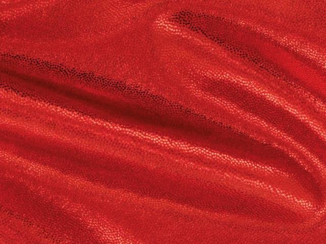 Lycra Metallic Dot - Chrisanne Clover RED/HOT RED