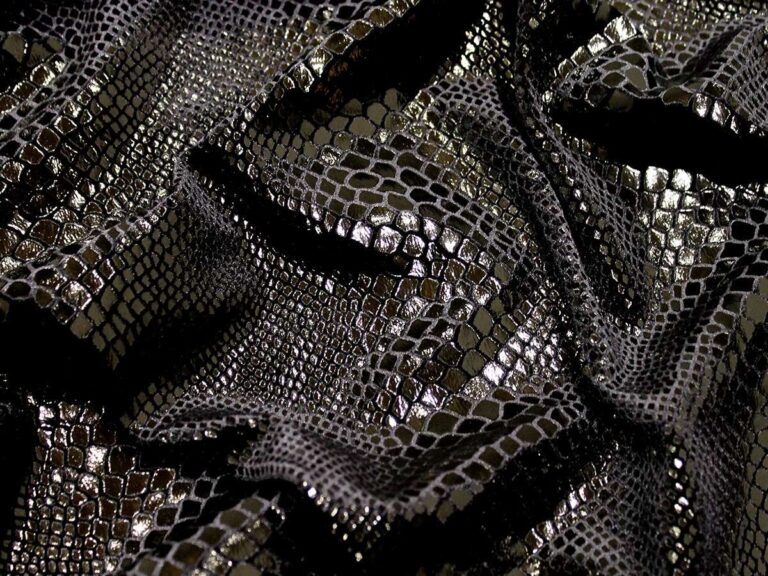 Python Foil Lycra BLACK