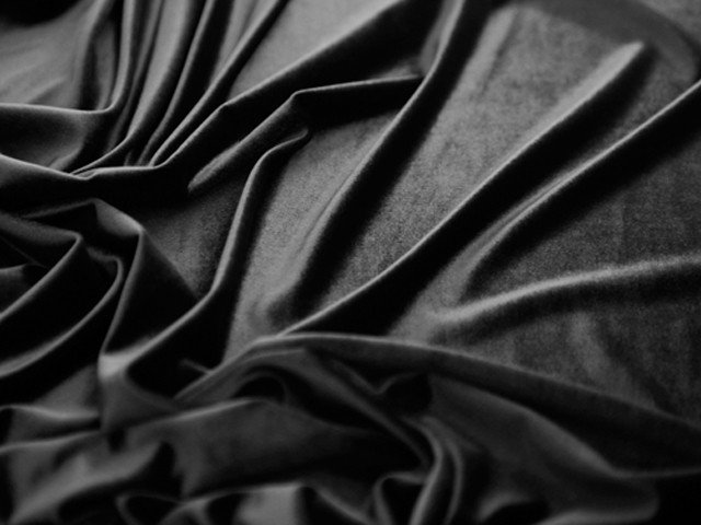 Satin Velvet Soft - BLACK