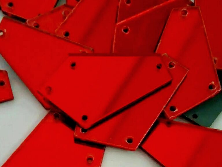 Pentagon Sew-On Mirrors LIGHT SIAM